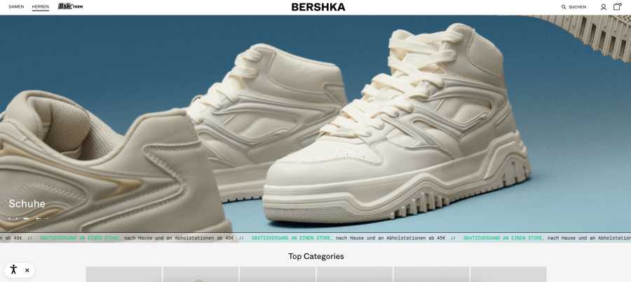 Bershka Online shop